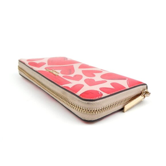 kate spade new york hearts zip around continental wallet - Picture 2 of 13